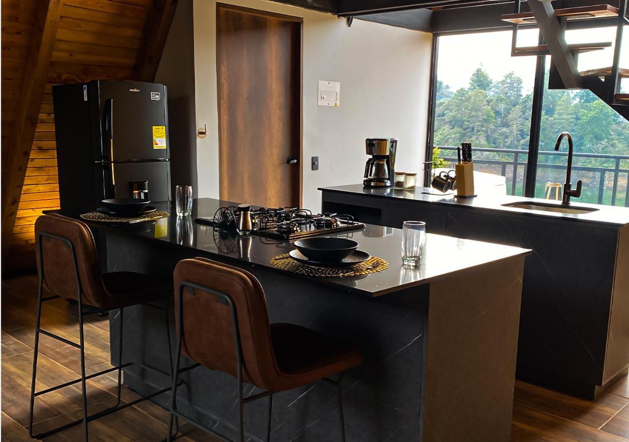 Gretel Chalets Suizo Guatape Bagian luar foto