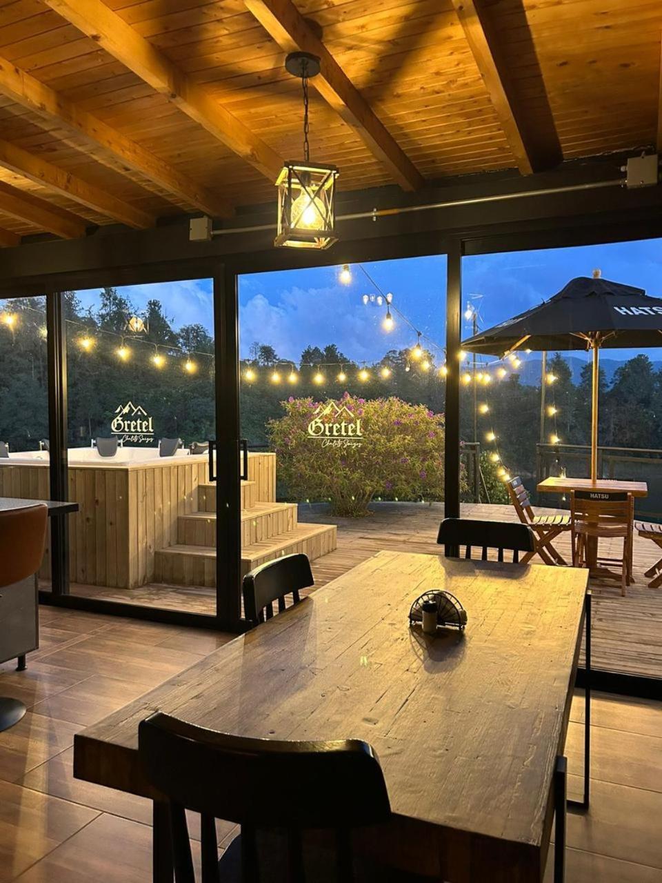Gretel Chalets Suizo Guatape Bagian luar foto